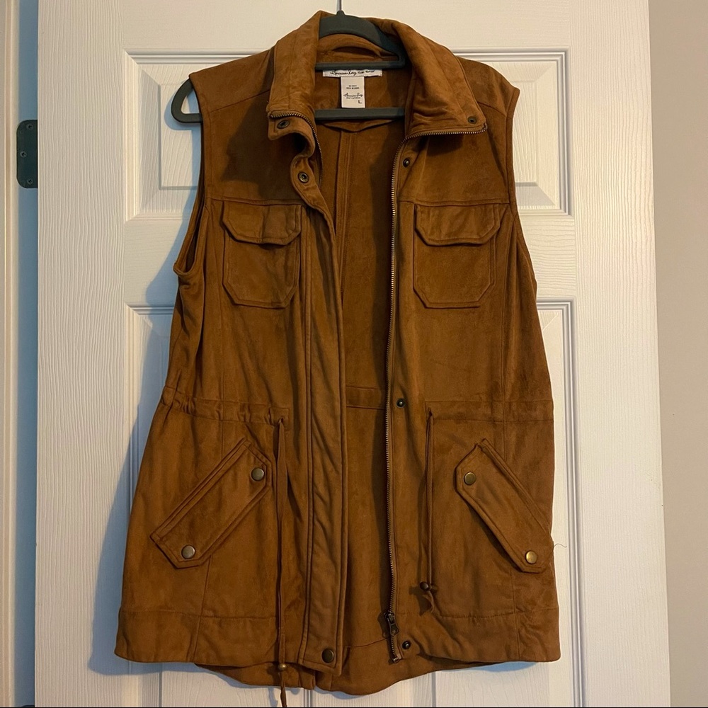 American Rag Suede Vest NWOT